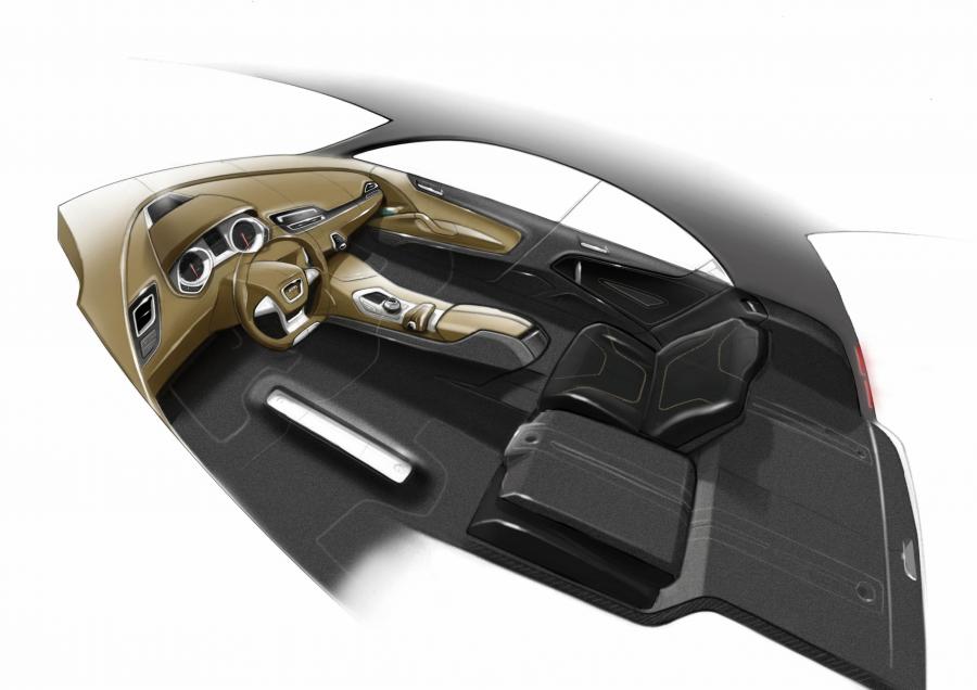 Эскиз Audi Cross Coupe Quattro Concept 2007 года  (фото 10 из 49)
